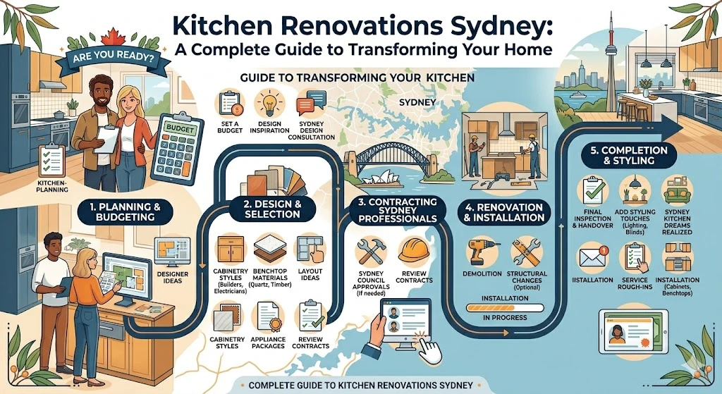 Kitchen Renovations Sydney: A Complete Guide to Transforming Your Home
